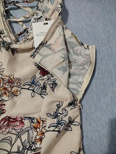 Skafanderi: Ženski letnji kombinezon sa cvetnim printom - Model: dugi kombinezon — 5