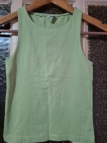 Donji delovi trenerke: S (EU 36), Pamuk, Jednobojni, bоја - Zelena — 3