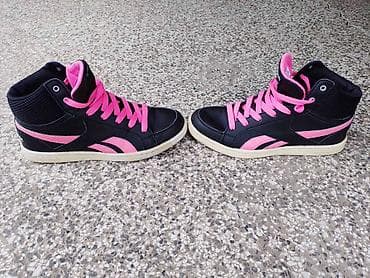 ulošci za pete: Patike Reebok, visoki model, u crnoj boji sa upadljivim roze — 4