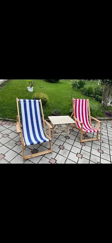 radni stolovi forma ideale cene: Lezaljke drvene sklopive 6000din komad — 3