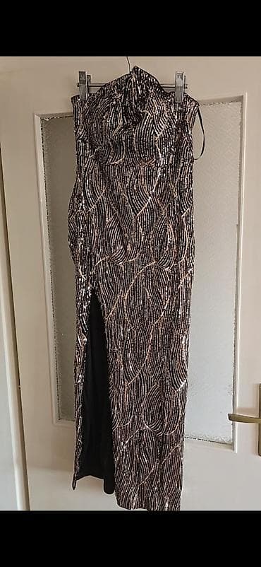 postavi: Elegantna večernja haljina sa šljokicama - Duga, uska silueta (maxi — 4