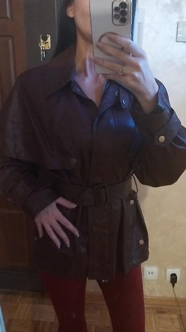 kaputi valjevo: De Roya – Eko koža zenska jakna odg. za S i M - Materijal: prirodna — 3