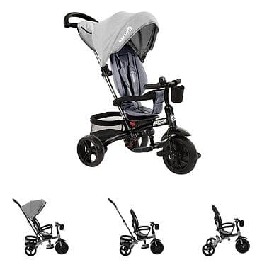 planet bike niš слике: KIKKA BOO Tricikl XAMMY – light grey (Šifra: KKB2) Multifunkcionalni — 3