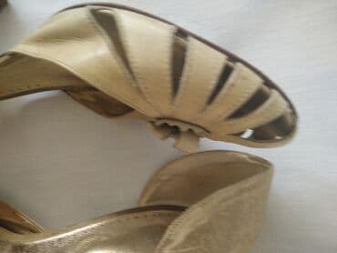 bež čizme od brušene kože: Sandals, 40 — 3