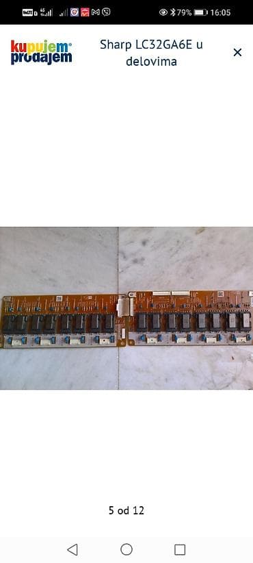 tv: Sharp LC32GA6E – delovi Raspoložive originalne ploče i moduli za TV — 6