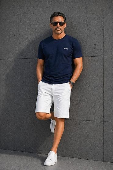 bershka srb: Men's T-shirt Boss, bоја - Crna — 6