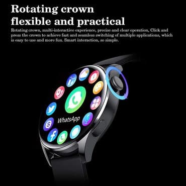 srebro ruma: 3100din Pametan Sat - model za 2023cu 1,28 inča veliki HD ekran u — 7