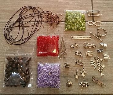 Repromaterijal za izradu nakita Paket drvenih kuglica 3 paketa