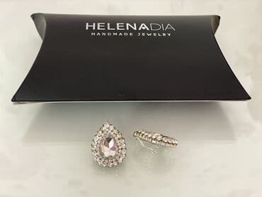 push up helanke new yorker: Clip-on earrings, Material: Cubic zirconia — 3