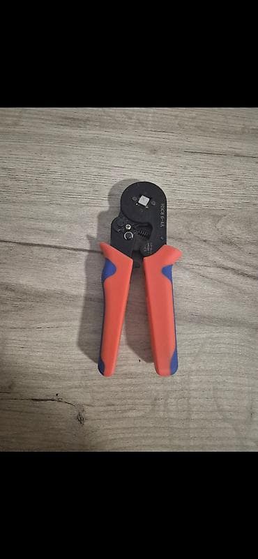 testere za tehnicko: Klešta za krimpovanje ferula (nastavaka za kablove) – model HSC8 6‑4A — 6