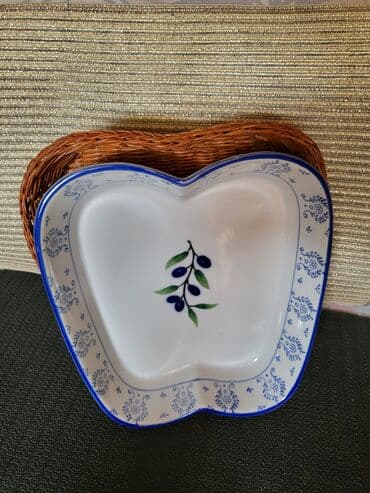 vatrostalne posude sa poklopcem akcija: Posuda nova,vintaz porcelanska sa korpom. Nova posuda univerzalna,sve — 3