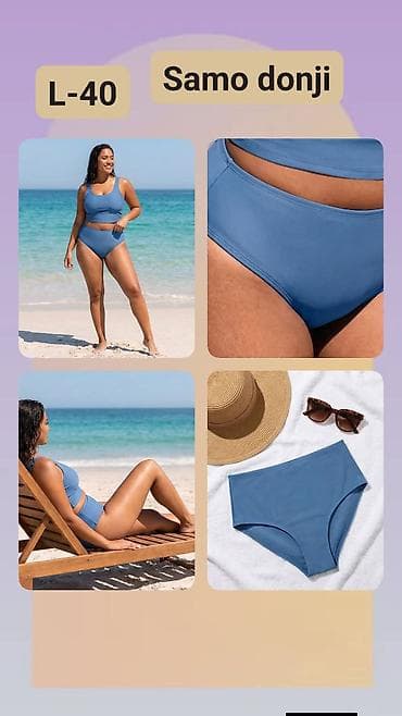 pantalone za plažu: Donji deo ženskog kupaćeg kostima – veličina L (40). - Model — 1
