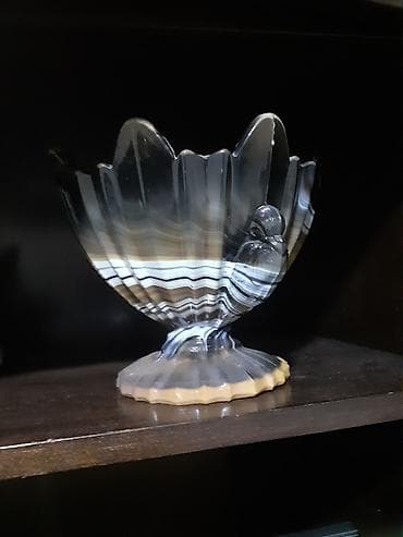 All for country house and garden: Dekorativna činija na stalku + metalni poslužavnik - Dekorativna — 2