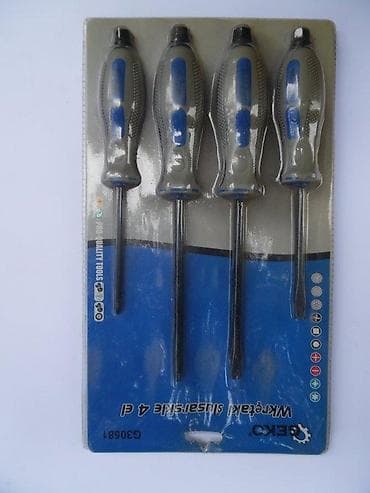 radapciger cena: Set odvijača – 4 dela - Tipovi: ravni i krstasti (Phillips) nastavci — 7