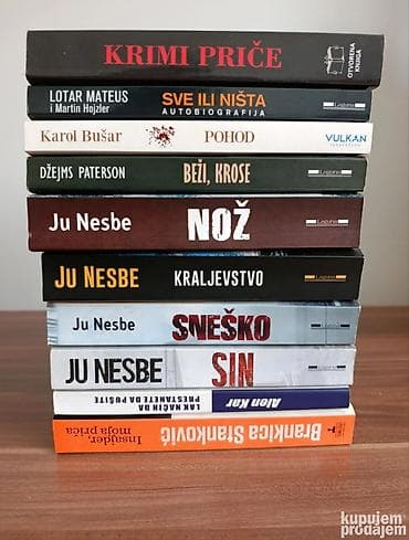 Razne knjige na prodaju – povoljno Prodajem razne knjige iz više