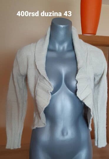 Women's Sweatshirts: M, Wool, Buckle, Stripes — 2