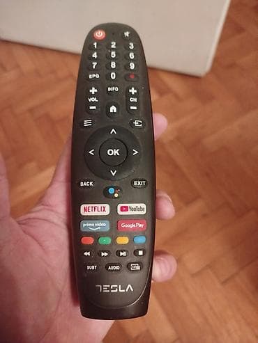 stari televizori: Daljinski za smart Teslu
televizor Tesla tv.
Ispravan.
Bez baterija — 1