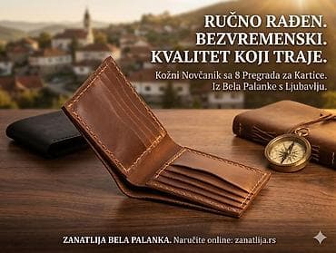 Ručno izrađen kožni novčanik – bezvremenski dizajn i izrada koja