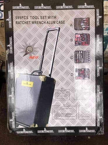 specijalni alati za zupcenje: Set alata u koferu Rheinstahl Germany 599 kom BRZI KLJUCEVI Alat je — 2