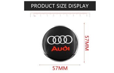 Vozila: AUDI - plastificirane nalepnice za felne-set od 4 komada AUDI - — 5