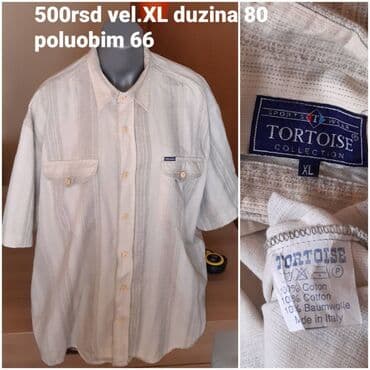 c a basic majice: Muska kosulja Tortoise kao nova — 1