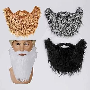 fila papuce: Veštačka brada i brkovi za kostime i maskenbal. Set je izrađen kao — 6