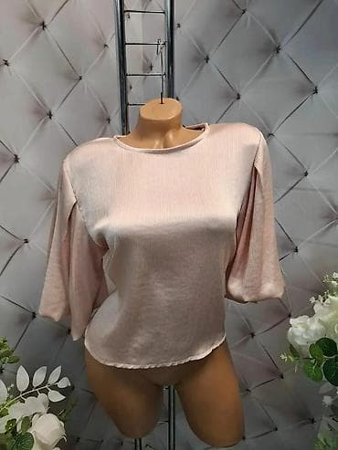 til suknja: Ženska elegantna bluza sa 3/4 širokim rukavima - Materijal: lagan — 5