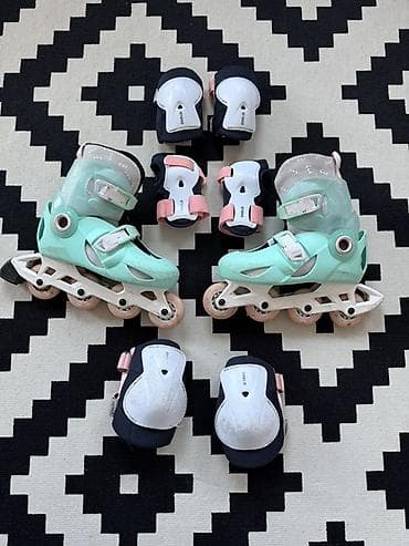 Dečije roleri broj 32 - 34 + komplet zaštitne opreme - Rolerke za na lalafo.rs Dečije roleri broj 32 - 34 + komplet zaštitne opreme - Rolerke za