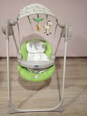 polovni klik klak lezajevi: Chicco električna ljuljaška za bebe sa tendom i igračkama - Udobno — 2