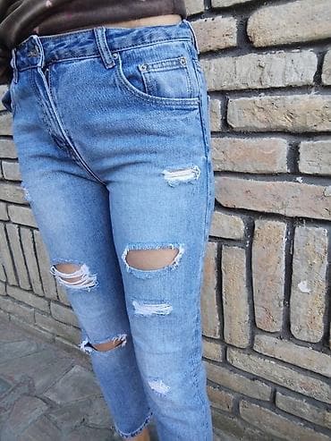 farmerke levis: Farmerke – veličina L - Model: ravne nogavice, mid/high waist kroj - — 1