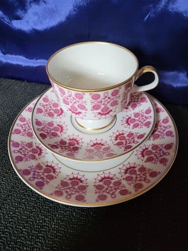 porcelanske solje za caj: Set Lichte porcelan Istocna Nemacka 70te god. Nemacki set radjen — 5