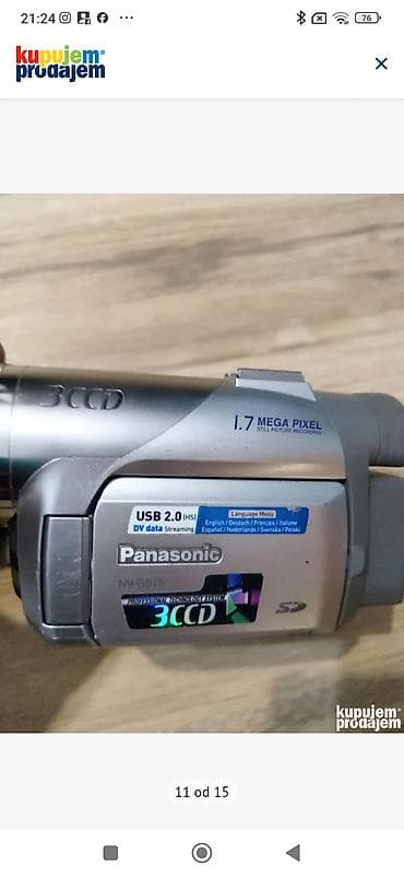 daljinski za tv sony: Panasonic NV-GS75 – digitalna miniDV kamera sa 3CCD senzorom - 3CCD — 5
