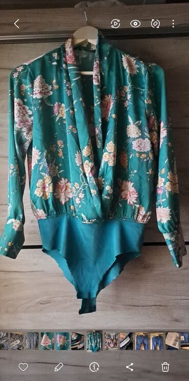 helanke sa trakom: Lc Waikiki, S (EU 36), Satin, color - Turquoise — 1
