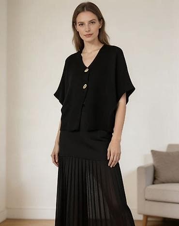 Venčanice i aksesoari: ✨Damski dvodelni komplet – lepršavi kardigan i plisirana suknja ✅2900 — 3