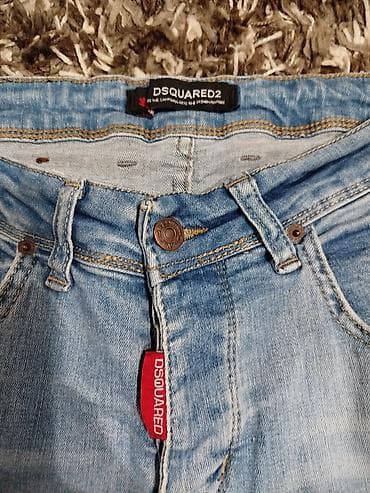 cizme emelie strandberg: Farmerke, Dsquared2, bоја - Svetloplava — 5