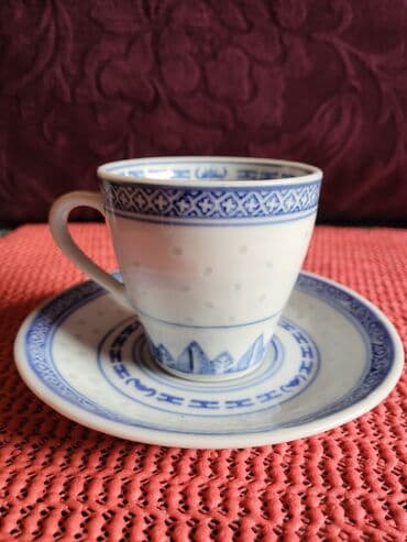 soljice za espresso lavazza: Soljice nove jing dezen pirincani porcelan iz 60,70ih godina — 10