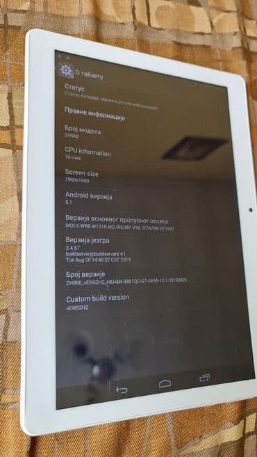 tablet: Razni tableti,veliki 10 inca, kao novi su,svi sve rade,koga sta zanima — 5