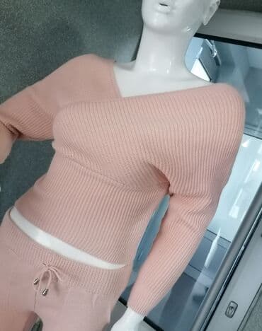 kompleti za devojke: S (EU 36), Single-colored, color - Pink — 5