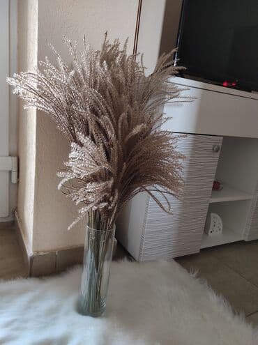 pesak za cvece: Artificial flower, color - Beige — 8