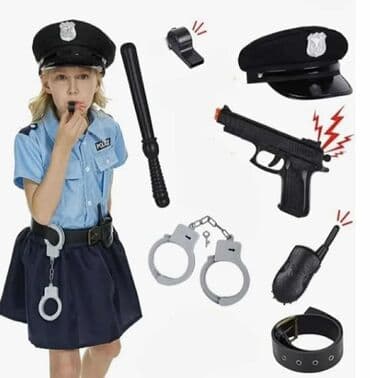pečati za decu pepco: Policajka kostim ( kapa, suknja, košulja, dodaci za policiju sa — 2
