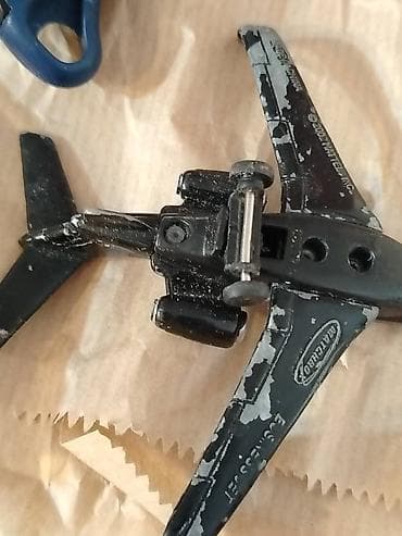 Art & Collectibles: Mattel Black business jet Bez ostecenja,tragovi koriscenja 4 x 4 cm — 4