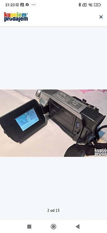 daljinski za tv sony: Panasonic miniDV kamkorder sa preklopnim LCD ekranom - Format — 2