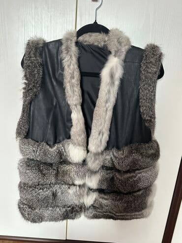 Women's Clothing: M, Leather, color - Black — 1