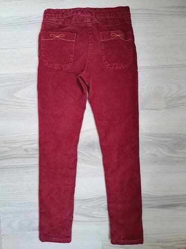 lepršave pantalone: 134-140, bоја - Bordo — 2