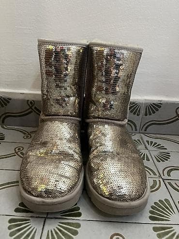 Slippers: Uggs 40, color - Silver — 1