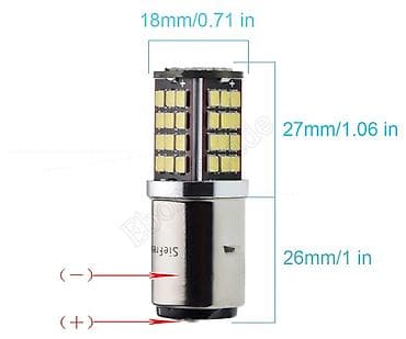 lisicara u tegli: LED BA20D – 6 V - Napon: 6 V - Cena: 1200 din (prikazano na slici) - — 2