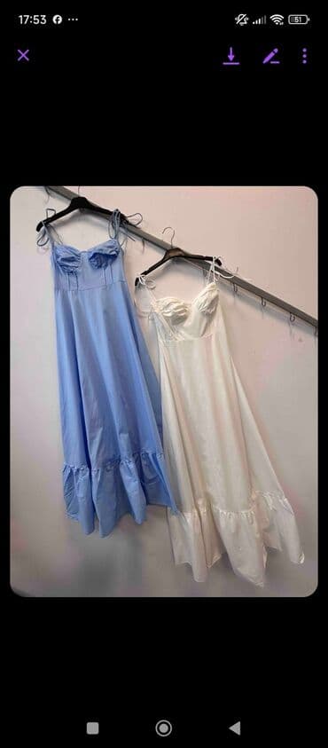 Women's Clothing: Adl L, color - White, Evening, With the straps — 5
