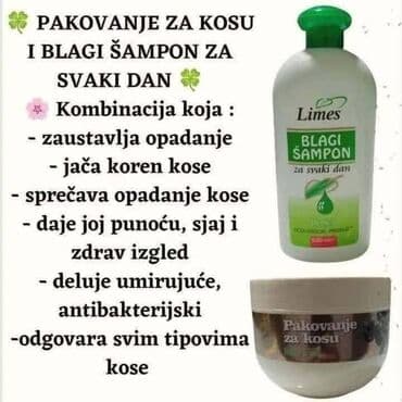 sapun za brijanje: Limes blagi šampon za svaki dan, u kombinaciji sa pakovanjem za kosu — 4