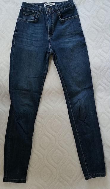 maxers farmerke cena: LCW JEANS ženske farmerke – tamno indigo - Model: uske nogavice — 1