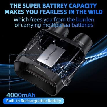 Car Security Cameras: 12500din 4K infracrveni dvogled za noćno gledanje sa punjivom — 1